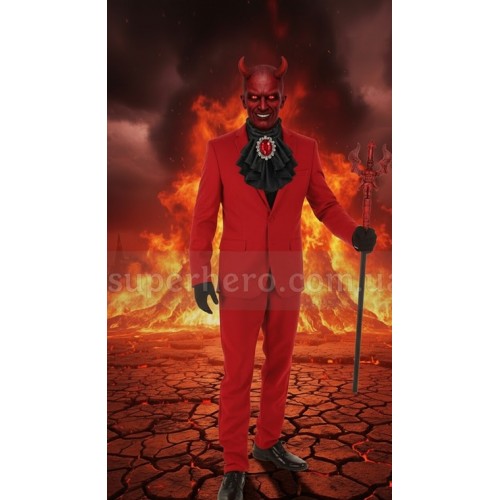 DEVIL VIP Люксовий костюм диявола з бабочкою і вилами